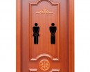 Modern Male Female Figures Wall Decal Door Sticker Modern Vinyl Wall Decals